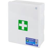 Аптечка первой помощи работникам ОФИСМАГ до 10 человек, навесной пластиковый футляр, состав - по приказу №1331н, АРШП 630915