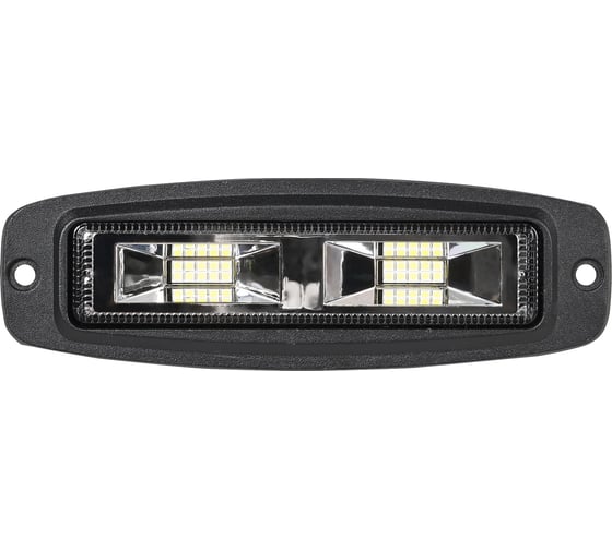 Фара светодиодная прямоугольная врезная Airline 8LED, рассеянный свет, 16Вт, 186x60x36мм, 12/24В ALED038