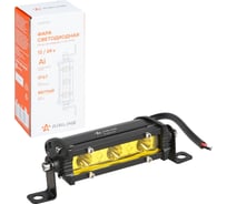 Фара (балка) светодиодная однорядная Airline 3LED, желтый направленный свет, 4.5Вт, 108x30x47мм, 12/24В ALED160