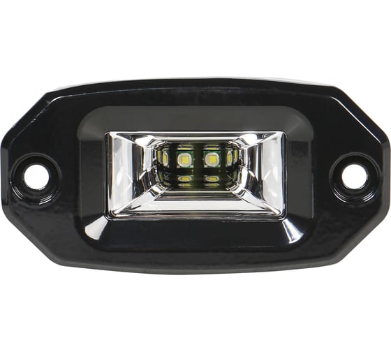 Фара светодиодная прямоугольная врезная Airline 2LED, рассеянный свет, 20Вт, 110x51x58мм, 12/24В PRO ALED039