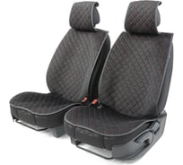 Накидки на передние сиденья CarPerformance, 2 шт. материал алькантара CUS-1012 BK/RD