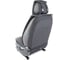 Накидки на передние сиденья CarPerformance, 2 шт. материал алькантара CUS-1012 BK/RD 5