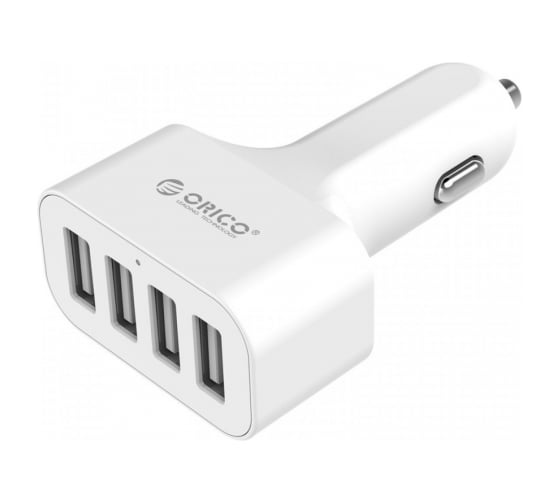 Автомобильное зарядное устройство ORICO UCH-4U белый UCH-4U-WH 1