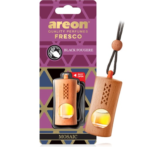 Автомобильный ароматизатор Areon FRESCO MOSAIC Черный Фужер 704-FGM-05 1