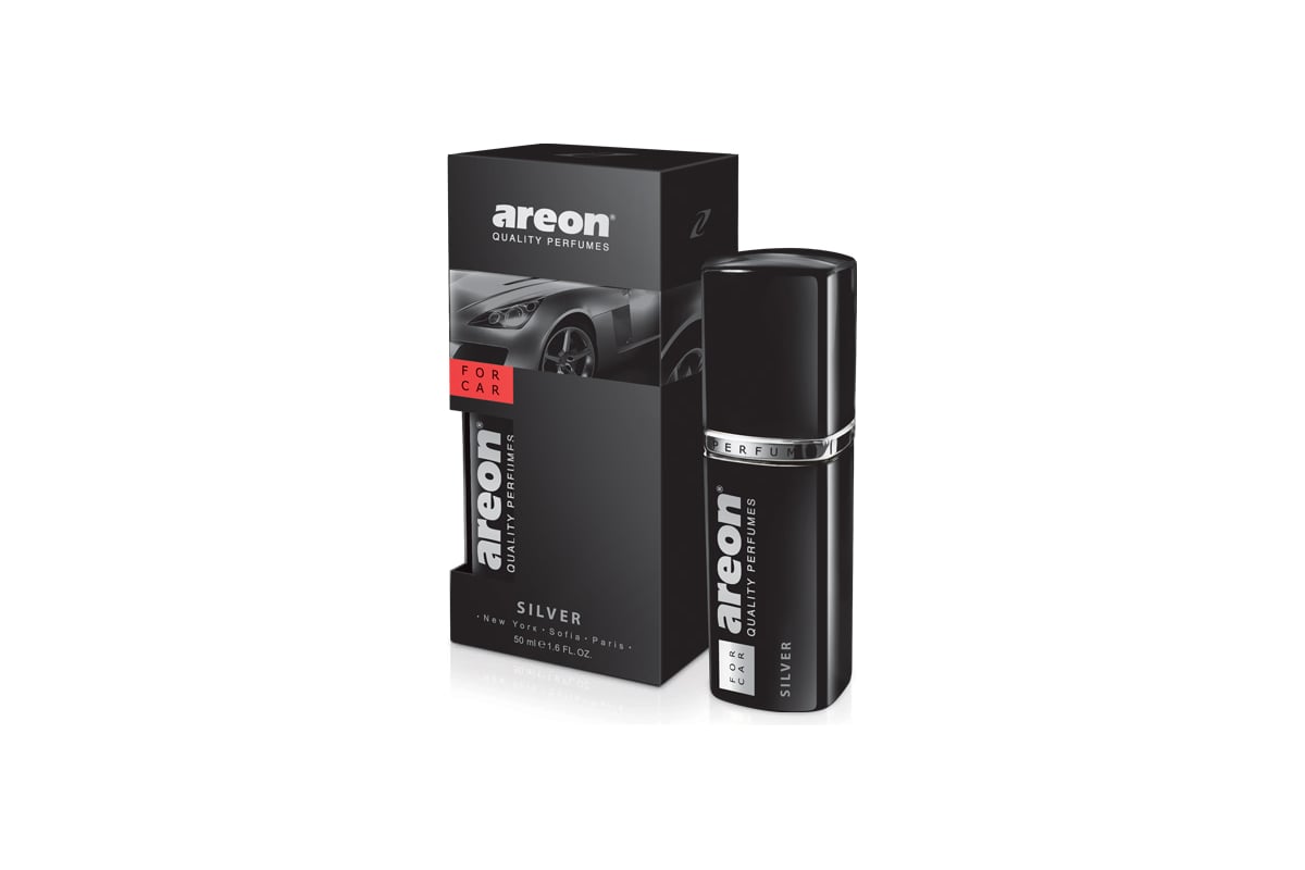 Автомобильный ароматизатор Areon GEL PERFUME 50 мл, Серебро 704-AP1 ...