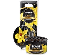 Автомобильный ароматизатор Areon KEN BLISTER Ванила Блэк 704-AKB-16