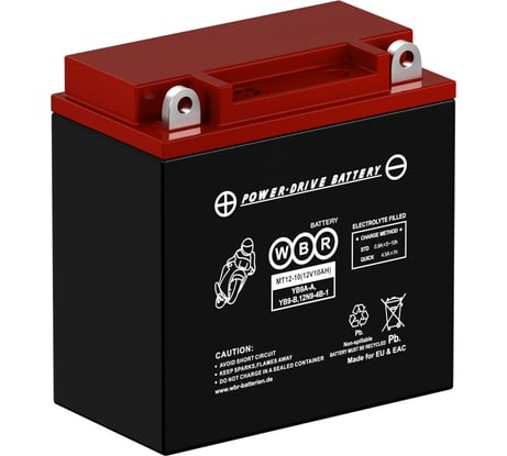 Мото аккумулятор WBR MT12-10 MF УТ-00002670