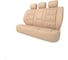 Чехлы Carfort Silver, кожа, комплект для заднего дивана, бежевые, 5 предметов 50374 1