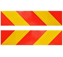 Предупреждающая табличка TopAuto длинномер, 130х560 мм, 2 шт. МК-ТАБ-03