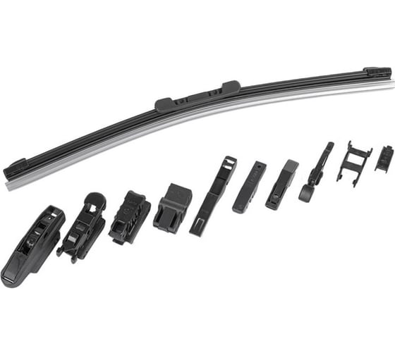 Бескаркасная щетка стеклоочистителя Ganz NEW 330mm (10 адаптеров) GIS01026