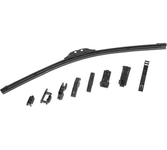 Бескаркасная щетка стеклоочистителя Ganz 450mm (8 адаптеров) GIS01017