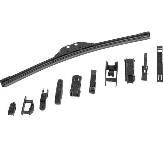 Бескаркасная щетка стеклоочистителя Ganz 330mm (8 адаптеров) GIS01012