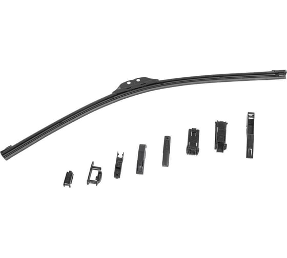 Бескаркасная щетка стеклоочистителя Ganz 530mm (8 адаптеров) GIS01020