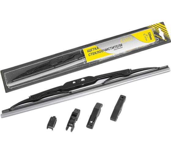 Щетка стеклоочистителя Ganz ECO 330mm (4 адаптера) GIS01001 1