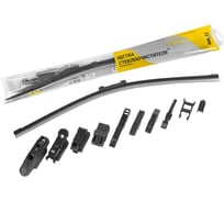 Бескаркасная щетка стеклоочистителя Ganz NEW 530mm (10 адаптеров) GIS01034