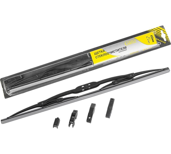 Щетка стеклоочистителя Ganz ECO 450mm (4 адаптера) GIS01004