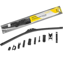 Бескаркасная щетка стеклоочистителя Ganz 510mm (8 адаптеров) GIS01019