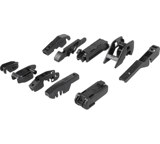 Бескаркасная щетка стеклоочистителя Ganz 430mm (8 адаптеров) GIS01016