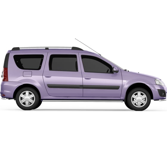 Рейлинги PT Group Серебристый муар Усиленный LADA Largus 2012- 01300702 LLA551501