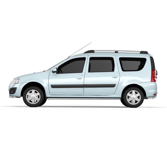 Рейлинги PT Group Серебристый муар Усиленный LADA Largus 2012- 01300702 LLA551501