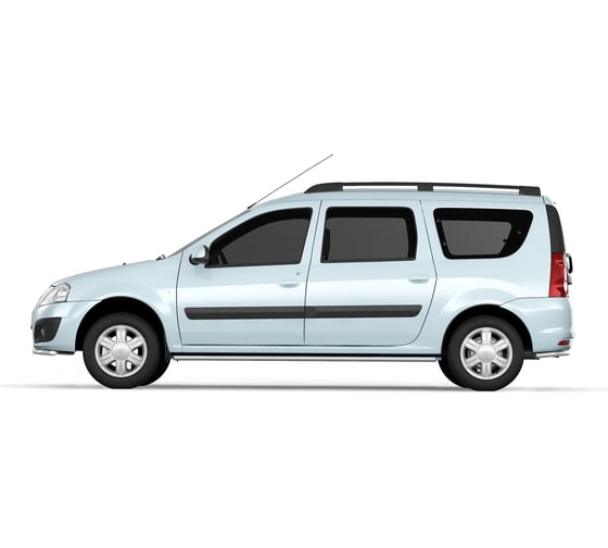 Рейлинги PT Group Черный муар Комфорт LADA Largus 2012- 01300606 LLA551601