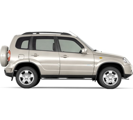 Рейлинги PT Group Усиленный CHEVROLET Niva 2002-20/ LADA Niva 2020-02010702 Черный муар LNV551501