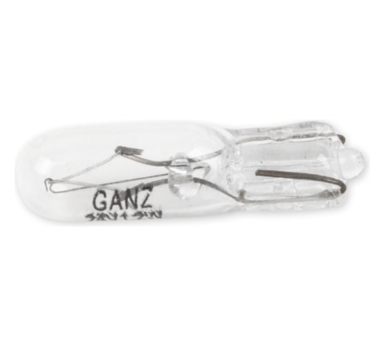 Лампа GANZ 24V W1,2W 1,2W W2x4,6d 1 шт. BOX GIP06025