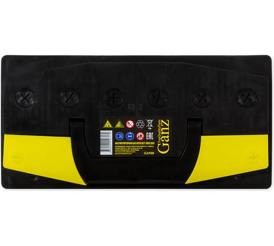 Аккумулятор Ganz Standart 90 А/ч обратный R+ 353x175x190 L5 EN 770 А GA900