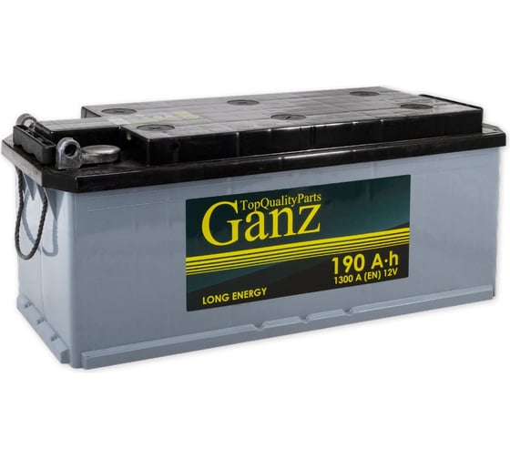 Аккумулятор Ganz Standart 190 А/ч R+(4) 514x218x210 B EN 1300 (под болт) GAT1904
