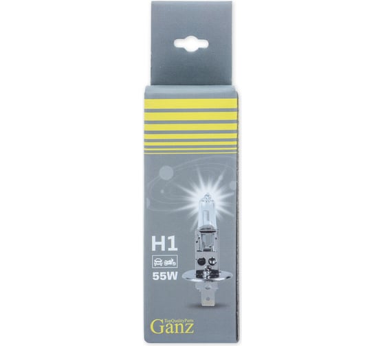 Лампа GANZ 12V H1 55W P14,5s 1 шт. картон GIP06001