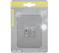 Лампа GANZ 12V W1,2W 1,2W W2x4,6d 2 шт. блистер GIP06059