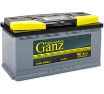 Аккумулятор Ganz 90 А/ч Прямая 353x175x190 EN770 А GA901