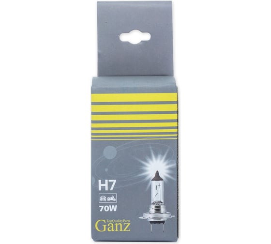Лампа GANZ 24V H7 70W PX26d 1 шт. картон GIP06015