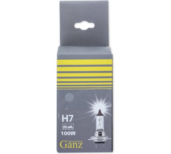 Лампа GANZ 24V H7 100W PX26d 1 шт. картон GIP06016