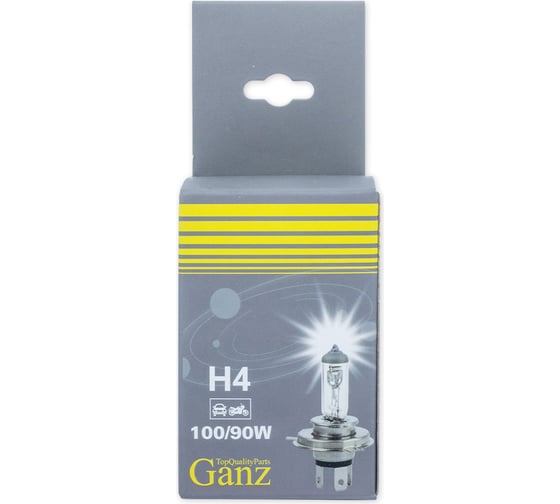 Лампа GANZ 24V H4 100/90W P43t 1 шт. картон GIP06012