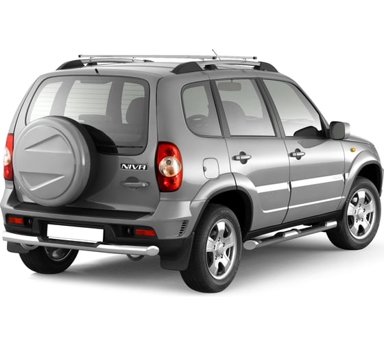 Рейлинги с поперечинами PT Group проф.1,35 Серебристый муар Усиленный CHEVROLET Niva 2002-20 LNV551503