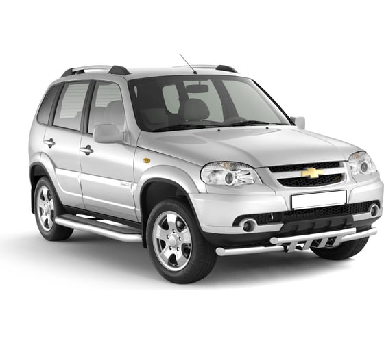 Рейлинги PT Group Серебристый муар Усиленный CHEVROLET Niva 2002-20/ LADA Niva 2020- 02010705 LNV551502