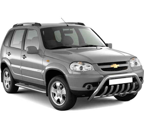 Рейлинги PT Group Серебристый муар Комфорт CHEVROLET Niva 2002-20/ LADA Niva 2020- 02010603 LNV551602