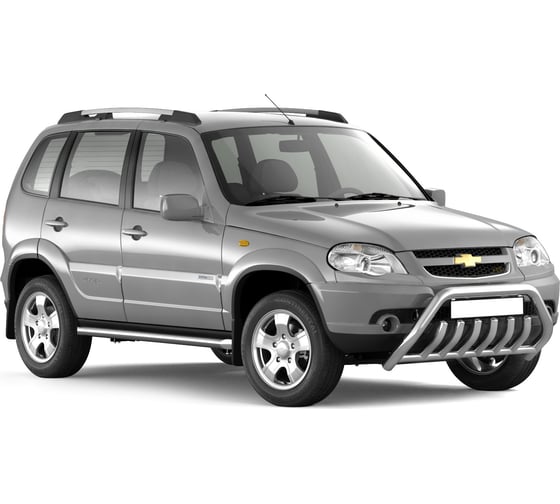 Рейлинги PT Group Серебристый муар Комфорт CHEVROLET Niva 2002-20/ LADA Niva 2020- 02010603 LNV551602