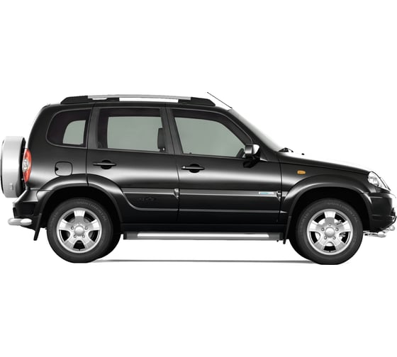 Рейлинги PT Group Серебристый муар Комфорт CHEVROLET Niva 2002-20/ LADA Niva 2020- 02010603 LNV551602