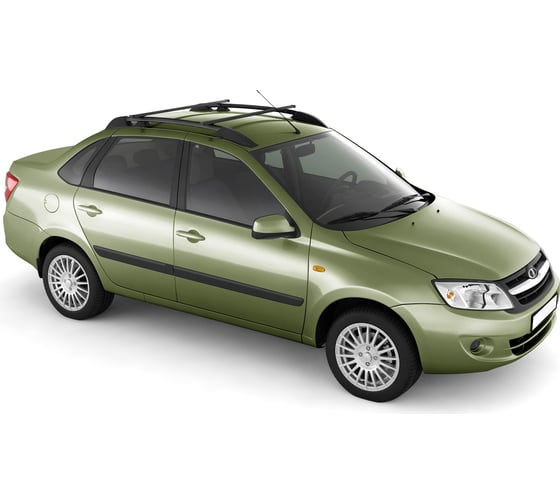 Рейлинги с поперечинами PT Group проф.1.05 Черный муар Усиленный LADA GRANTA Седан 2011, LADA KALINA LGR551504