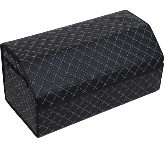 Органайзер багажника NEW GALAXY NG 65x30x28 см, экокожа, Premium, черный 732-119