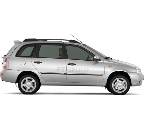 Рейлинги PT Group Черный муар Усиленный LADA Largus 2012- 01300703 LLA551502