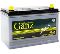 Аккумулятор GANZ ASIA 100 А/ч Прямая 304x173x220 EN830 А