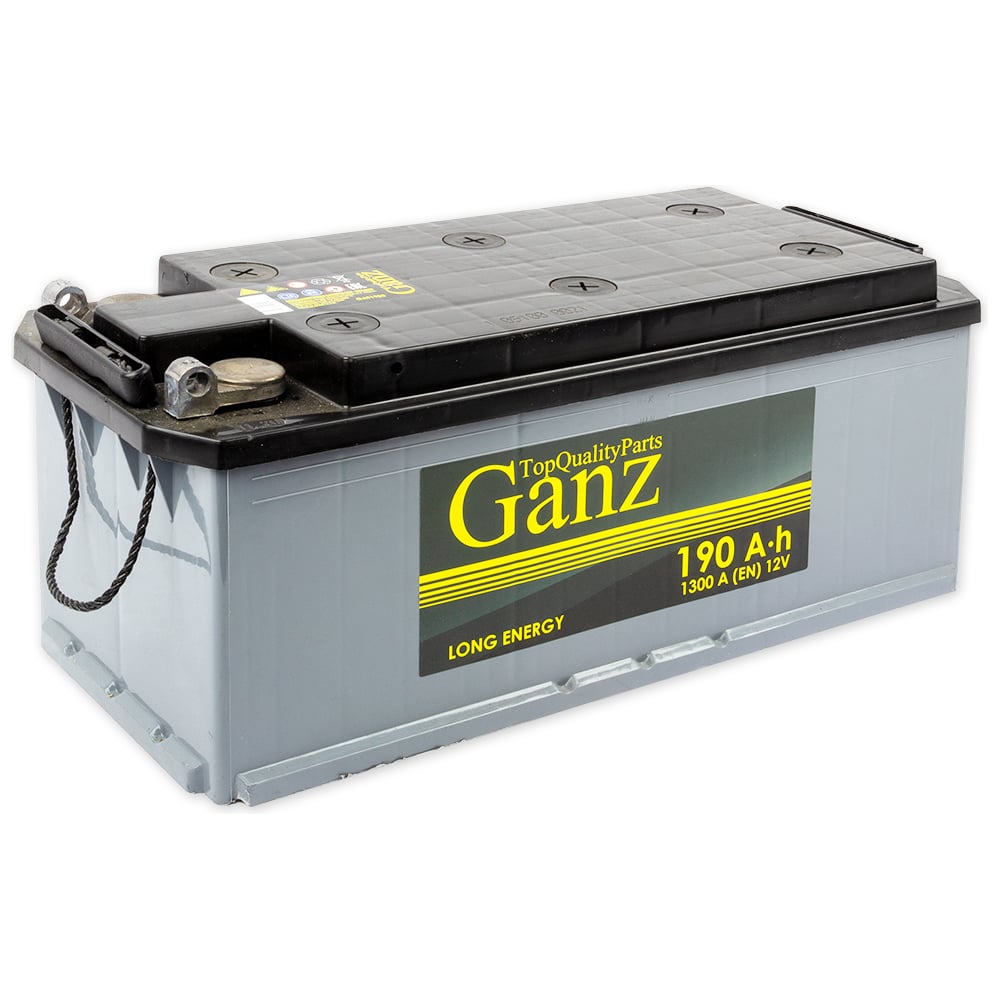 Аккумулятор Ganz 190 А/ч L+ 514x218x210 EN1 300 А EURO под болт ...