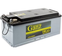 Аккумулятор Ganz 190 А/ч L+ 514x218x210 EN1 300 А EURO под болт GANZ1903RB
