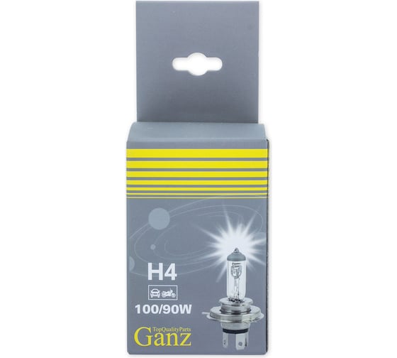 Лампа GANZ 12V H4 100/90W P43t 1 шт. картон GIP06010