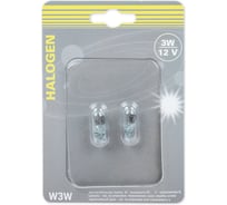 Лампа GANZ 12V W3W 3W W2,1x9,5d 2 шт. блистер GIP06064