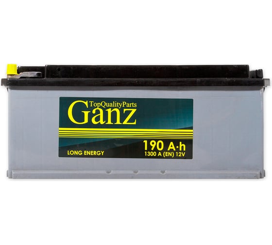 Аккумулятор Ganz Standart 190 А/ч L+(3) 514x218x210 B EN 1300 А GA1903