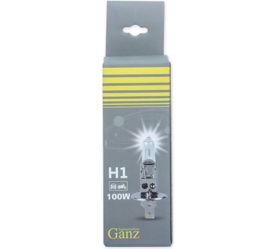 Лампа GANZ 12V H1 100W P14,5s 1 шт. картон GIP06002
